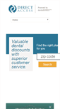 Mobile Screenshot of dentistdirectaccess.com